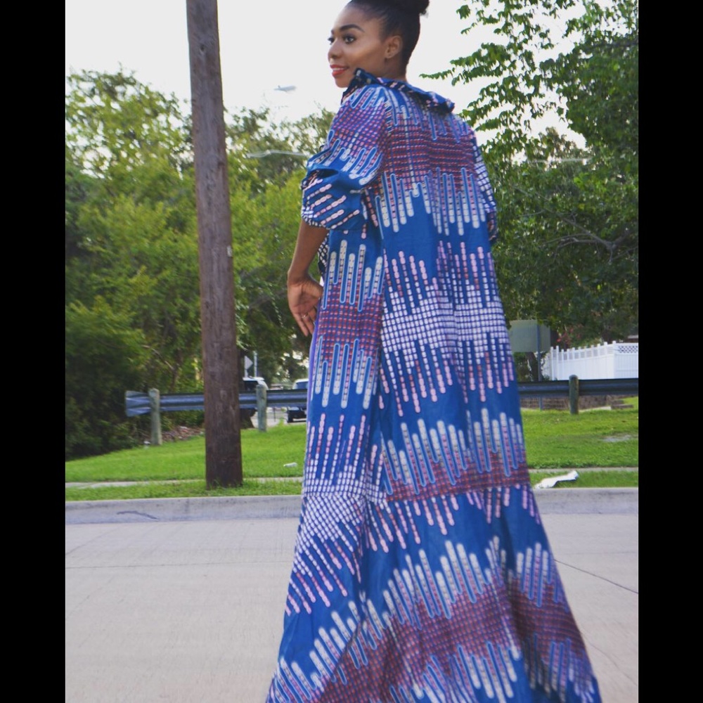 African Print Dusters